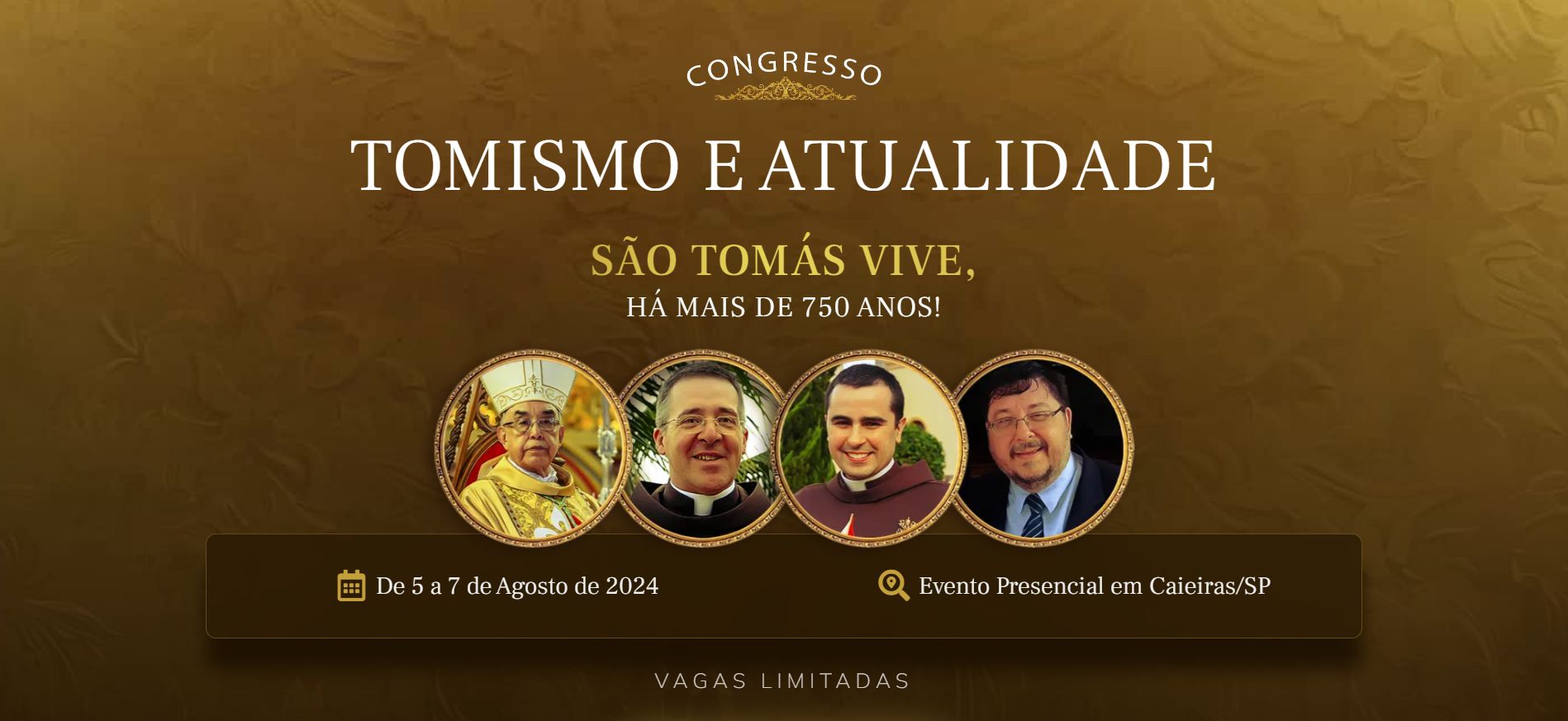 Congresso celebra os 750 anos da morte de Sao Tomas de Aquino