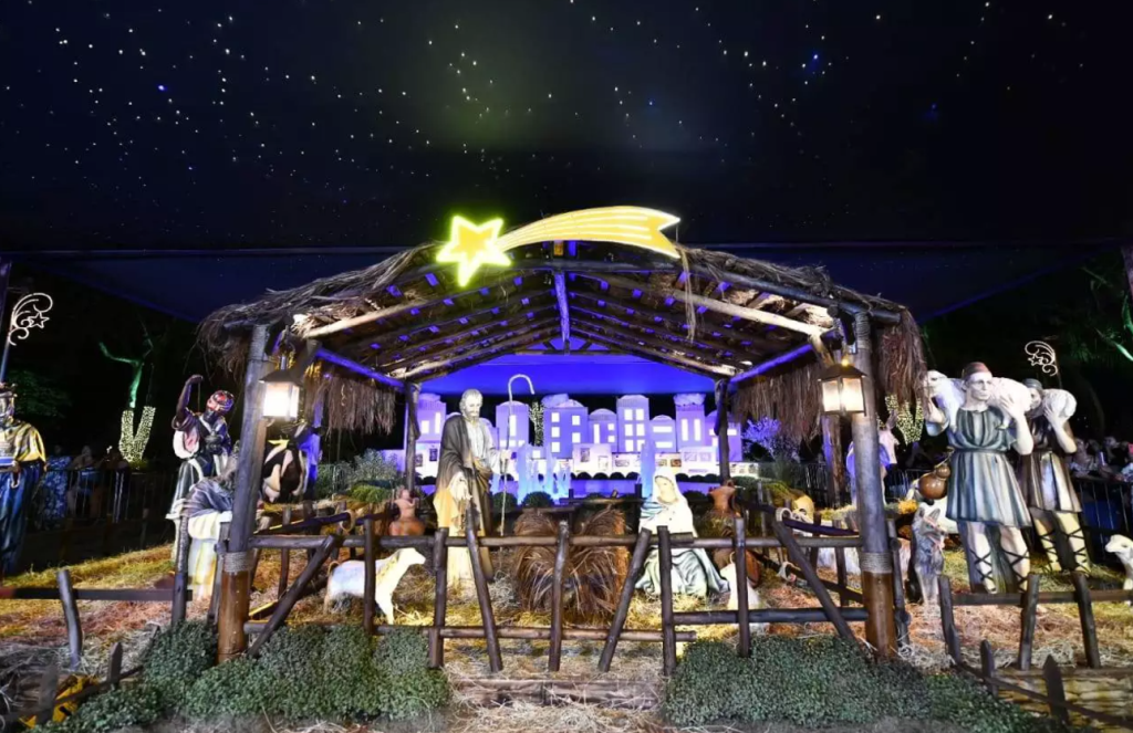 Santuario Nacional de Aparecida inaugura Presepio e iluminacao de Natal 1