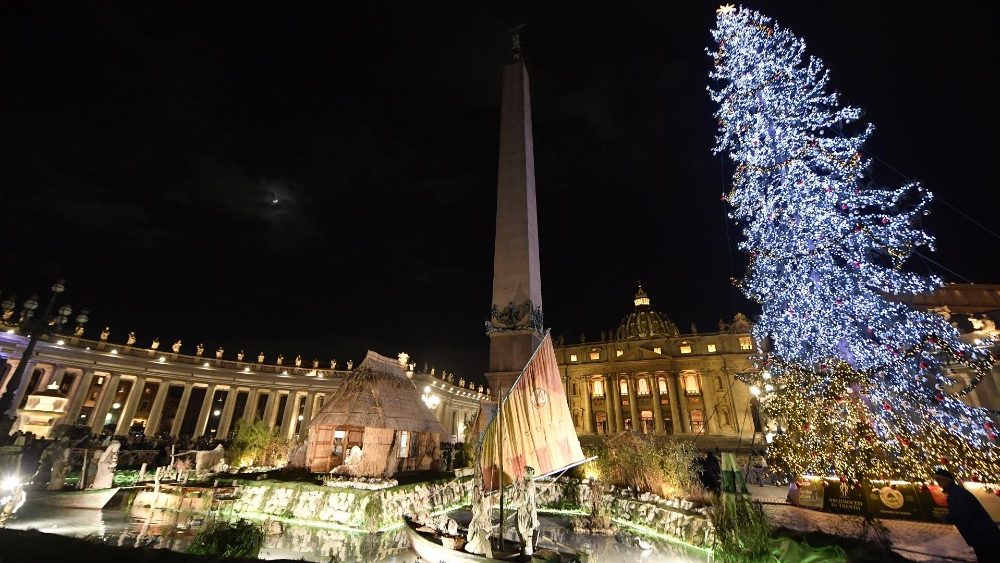 Vaticano inaugura Presepio e Arvore de Natal 2024 1