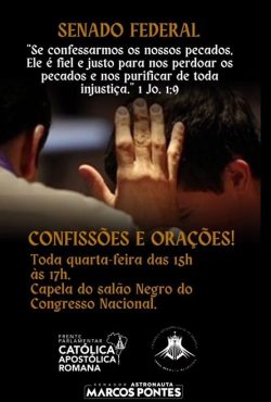 Brasília: Haverá confissões e orações no Congresso Nacional 1 Foto: screenshot/ Astronauta Marcos Pontes/ X