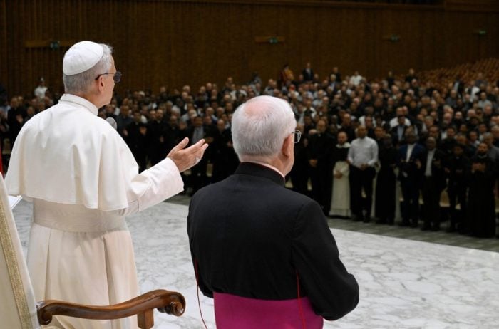 Papa Leao XIV se reune com os sacerdotes da Diocese de Roma 4