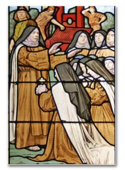 R187 Madre Teresa de Santo Agostinho abencoando suas filhas espirituais