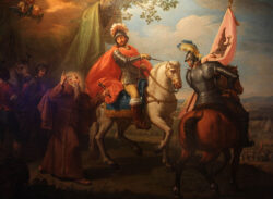 SH2107 San Lorenzo de Brindisi en la Batalla de Alba Real Fray Rafael Romero Museo de Santa Cruz Toledo Espana FL mjvf