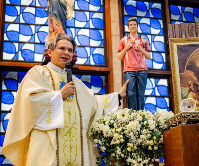 Santuario Santa Rita de Cassia em Curitiba recebe reliquia de beato Carlo Acutis 2