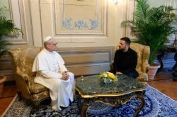 Papa Leão XIV recebe o presidente da Ucrânia 1 Foto: Vatican news/ Vatican media