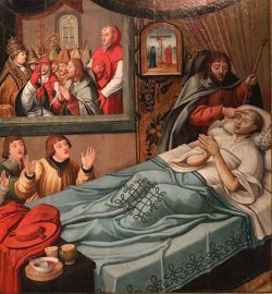 San Roque cura un cardenal y el Papa reconoce el milagro Jorge Leal Museo de San Roque Lisboa Portugal FL mjvf
